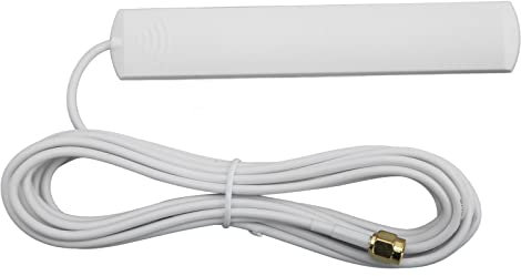 Antenna WiFi Ad Alto Guadagno Full Band 2G 3G 4G 5G 8dBi con Cavo di Prolunga RG174 9,8 Piedi per Router Banda Larga Mobile (Bianco)