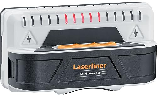 Laserliner Ortungsgerät StarSensor 150 080,977A Ortungstiefe (MAX,) 40 mm Geeignet für Holz, spannungsführende Leitungen, eisenhaltiges Metall (080,977A) Marke