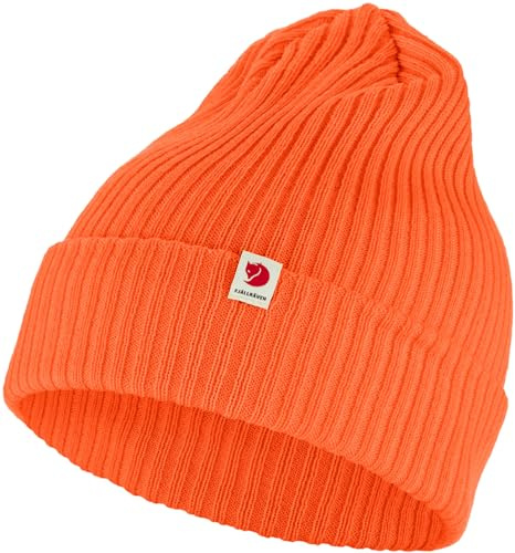 Fjallraven 13100184-210 Fjällräven Rib Hat Hat Unisex Adult Safety Orange Size OneSize