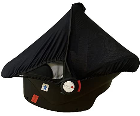 Sonnenschutz für Babyschale, Sonnen- und Schlafschutz, atmungsaktiv, Schlafhilfe und Netz, Sonnenschutz für Kinderwagen