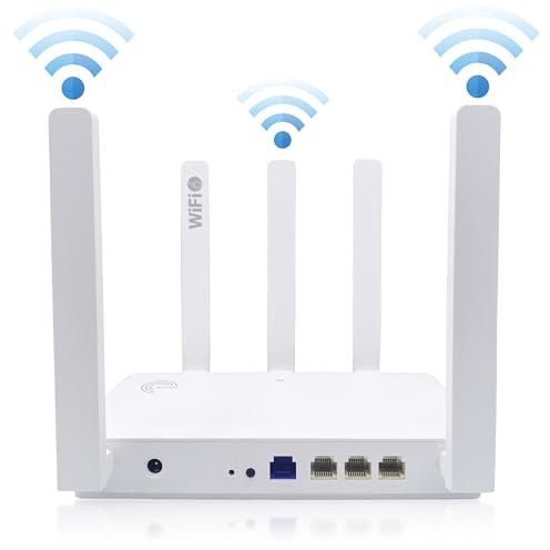 Elfcam® - Sistema de malla WiFi 6 (AX3000) de doble banda WiFi 6 enrutador de malla para toda la casa, hasta 3000 Mbps, ideal para reemplazar las soluciones Wi-Fi existentes, paquete de 1