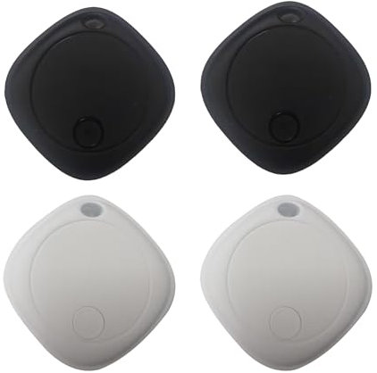 Smart Air Tag 4 pezzi, Bluetooth Trova oggetti Compatibile con Apple Dov'è (solo iOS), Batteria sostituibile, IP67 impermeabile, adatto per bagagli, borse, portafogli, zaini, chiavi Tag Tracking