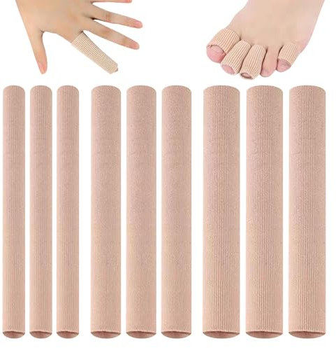 9 Pz Proteggi Dita Piedi Silicone, Protezione Dita Piedi Silicone, Cappucci di Protezione Manicotti per Dita Paracalli Piedie Tagliabile su Misura per Calli Vesciche Duroni(3 Misure)
