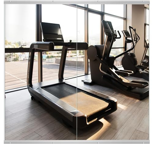 EVENLIVE®Extra Large Home Gym Mirror Frameless Full Length 120x60cm 2-Pack
