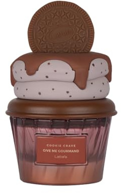 Lattafa Cookie Crave Profumo Orientale Vanigliato, Fragranza Donna 100ml, Note Burro Cacao Biscotto