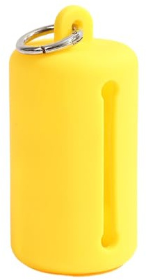 Soporte para bolsas de excrementos de perro, dispensador de bolsas de excrementos portátil, a prueba de fugas, 10 x 4,8 x 4,8 cm, soporte de PVC ligero para pasear al perro, viajar al aire libre