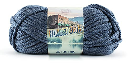 Lion Brand Yarn 135-108I Hometown Yarn, Washington Denim (1 skein)