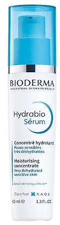 Bioderma Hydrabio Serum - Moisturising Serum for Dehydrated Skin, Moisturiser Concentrate Protects, Soothes & Nourishes Skin for Intense Hydration, 40ml