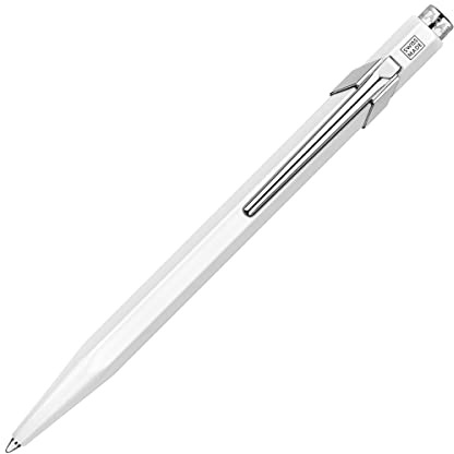 CARAN d'ACHE - Kugelschreiber 849 aus Metall - Weiß, 1 Stück (1er Pack)