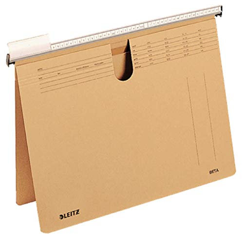 Esselte Leitz Cartelle Sospese Beta®, kfm. Circolari, in cartone, colore: marrone