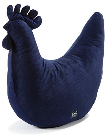 La Millou Almohada Gallina de la Abuela Dana 50 x 40 cm | Almohada de Lactancia | Almohada para el bebé | Regalo para la Fiesta del bebé | Royal Navy