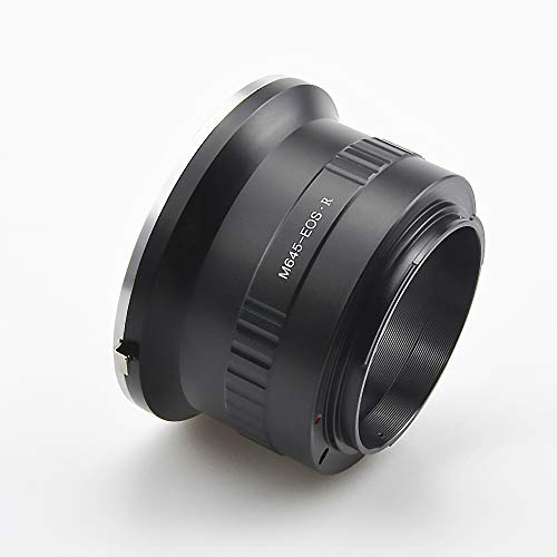 Mamiya 645-EF/R objektiv-adapter, adapterring, för Mamiya 645 M645 objektiv, kompatibel med EF-R-Mount kamera EF RF RP, M645 to EF R Lens adapter