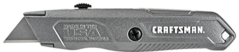 CRAFTSMAN Utility Knife, Retractable, 3 Blades Included (CMHT10585​)