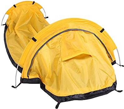 Hagsnec Ultralight Bivouac Tent, Single Person Backpack, Bivouac Tent, Waterproof Bivouac Sack for Camping, Survival, Outdoor Travel