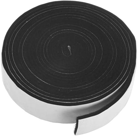 M METERXITY 1 guarnizione per affumicatore, 3 x 0,3 cm, 4,5 m, ad alta temperatura, autoadesiva, per barbecue, coperchio, accessori per affumicatore, attrezzature meccaniche, nero e bianco