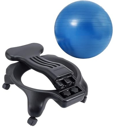 Stol med yogaboll Yoga Ball Kontorsstol Med Stabilitetsbas, Födelseboll För Graviditet