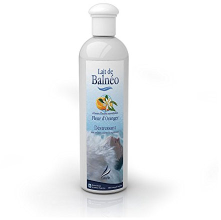 Camylle - Latte da bagno idromassaggio ai fiori d'arancio - Emulsione di oli essenziali per bagni idroterapici, bagnoschiuma e pediluvi - Rilassante con aromi dolci e accattivanti - 500ml