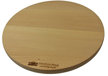 El Plato Giratorio de la Cocina de la casa Blanca Lazy Susan Beech Wood