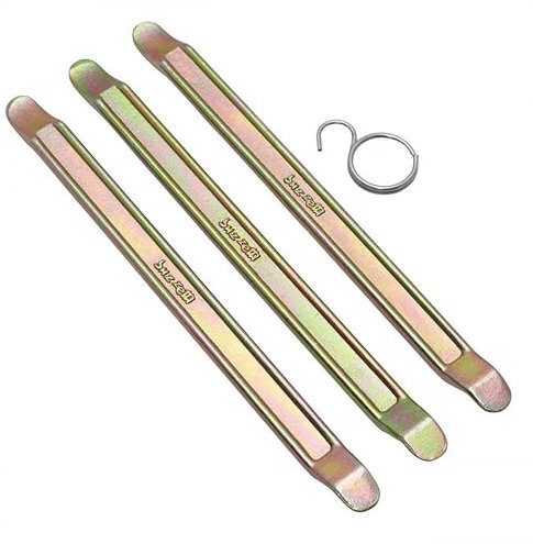 BUZZETTI Lot de 3 démonte Pneu Professionnel 240mm Compatible avec Moto Scooter Quad