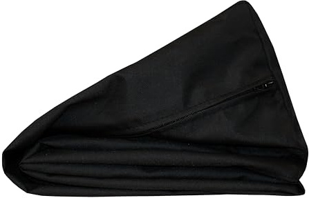 POKAR Bezüge für Palettenkissen Wasserabweisend Palettenauflagen Palettenmöbel Palettensofa, Seitenkissen 60x40, Schwarz