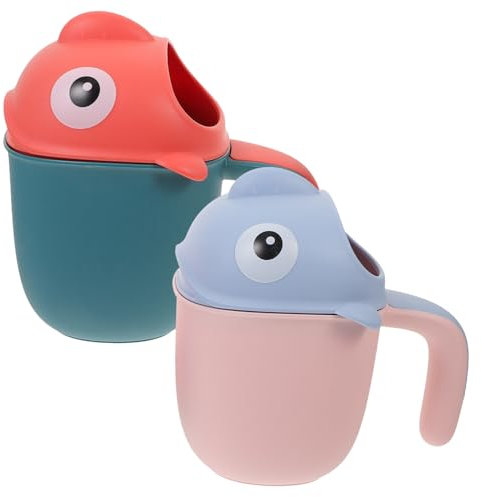 Kisangel 2 Stk Shampoo-Becher Baby Spülbecher Baby Haarspüler haarwaschbecher badewannenspielzeug Spielzeuge Spielzeug für Kleinkinder -Duschbecher Shampoo-Spülbecher pp