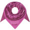SOCCX Damen Dreieckstuch im Materialmix mit Artwork Iced Berry None