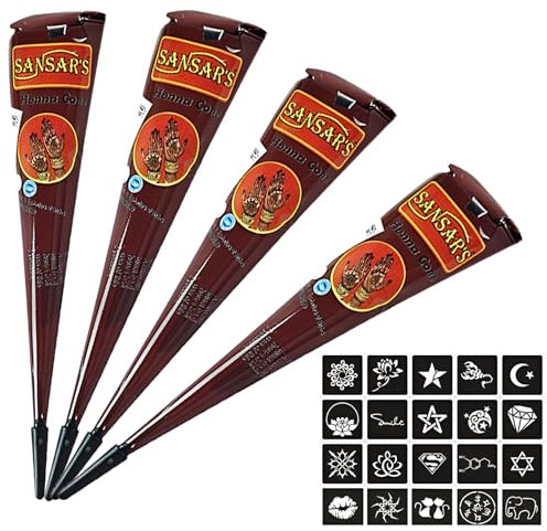 Pack of 4 Henna, Henna Brown Freckles, Henna Tattoo, Henna Colour, Freckles Henna, Freckles, Freckles Pen, Henna Red, Henna Freckles, Henna Red Brown, Freckles