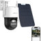 Reolink 4K PTZ Überwachungskamera Aussen Akku mit Auto-Tracking & Auto-Zoom, Dual Lens, 8MP Solar WLAN Kamera Outdoor, 2,4/5GHz WiFi, 30m Farbnachtsicht, KI-Erkennung, 360° View, TrackMix+Solarpanel