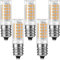 E12 lampadina LED 7W, 220V-240V, 70W lampadina alogena equivalente, E12 Bi Pin base lampadine per lampadario illuminazione domestica dimmerabile(Bianco caldo)