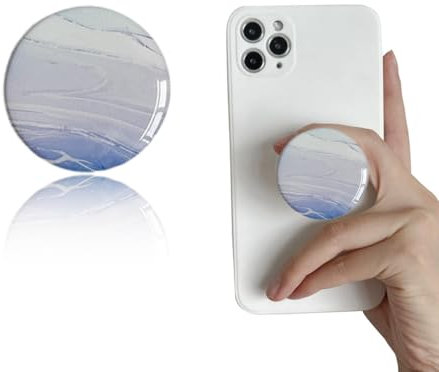 Soporte de Anillo de Agarre para Teléfono Móvil, Base y Agarre Extensibles para Teléfonos Inteligentes y Tabletas