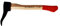 Scheiter Sappie 550g schwarz, Hickorystiel 400mm, Wagnum