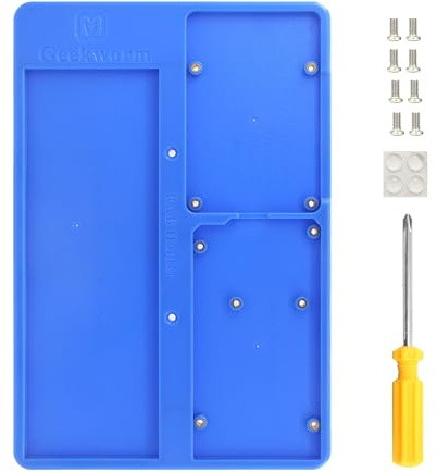 Geekworm RAB Holder Breadboard Base – Compatible with Arduino UNO R4 Minima/WiFi/R3/Mega 2560, Raspberry Pi 5/4B/3B+/3B, 400/830 Point Breadboards – Stable Platform for Education, DIY, and Prototyping