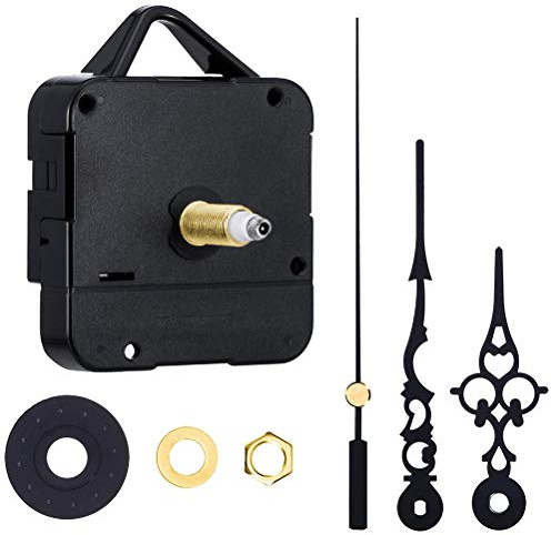High Torque Silent Quartz Clock Movement Mechanism With Hands - Battery Powered Wall Mechanism Parts Motor Replacement DIY Kit for Clock Repair