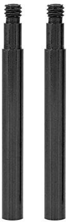 Bnineteenteam Bike Valve Extender, 2 Pcs 60mm Aluminum Alloy Bicycle Presta Valve Extender Inner Tyre Valves Extension(black) Bicycles and spare parts