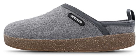 Giesswein Wool Clog - Pantoufles en feutre unisexes | Chaussons chauds et confortables pour femme et homme avec semelle antidérapante – pour intérieur et extérieur