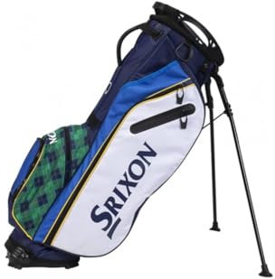 Srixon – The Open – Major Limited Edition Stand-Golftasche – 4 Schlägerteiler – 5 Reißverschlusstaschen, darunter eine mit Velours gefütterte Wertsachentasche und eine isolierte Umhängetasche – 2,5 kg