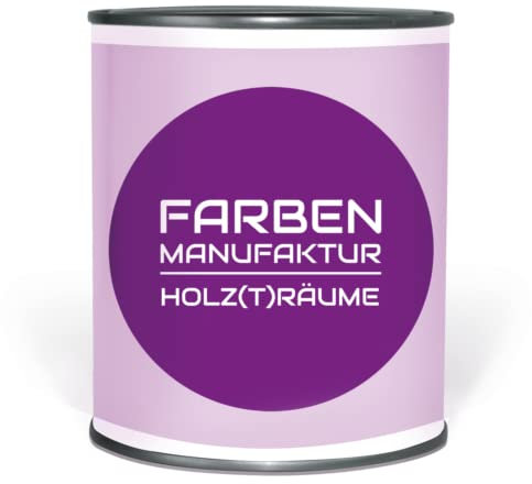 Farben Manufaktur Holzfarbe metallic Wetterschutzfarbe Holzlack Holzschutzlack Holzdecklack 0,5L, Farbe: dunkelgrau metallic