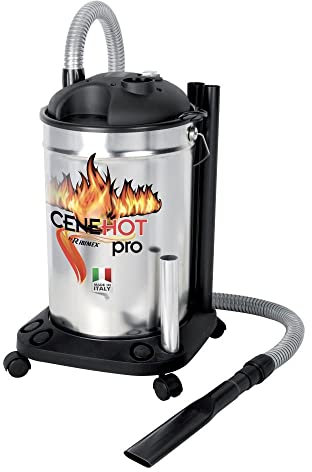 La zappa Aspiracenere per ceneri calde Cenehot- PRO da 25 lt 1200 W, pulizia stufa e camino a legna e pellets