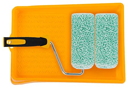 HARDY WORKING TOOLS Kit de peinture Micromix, Kit de peinture avec bac à peinture - 16 25cm - Rouleau de peinture professionnel avec bac à peinture - Kit complet de peinture, Accessoires de peinture