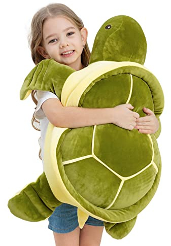 Dalmao 70 cm tartaruga grande e morbido cuscino con tartaruga jumbo, regalo per bambini, compleanno e Pasqua
