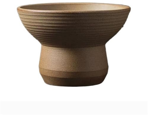 Vasi Fiori Interno Vasi da fiori in ceramica grezza Vasi for piante Piante grasse Grandi vasi vintage in ceramica a bocca larga con motivo a spirale Home Garden Office Vasi da Fiori