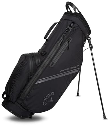 Callaway Golf Chase Dry wasserdichte Standtasche 2025, Schwarz