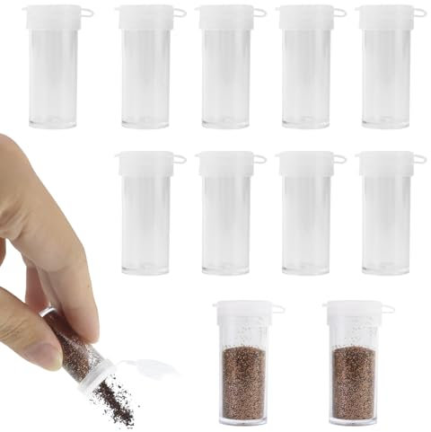 JRSHIRLEYLTD 11 mini spargisale piccolo con coperchio per viaggiare, trasportabile per set di spezie, piccolo, universale, da viaggio, 6 g