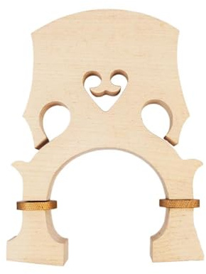 Violins Tillbehör 1/2 Storlek Lönn Justerbar Kontrabas Bridge Skruvar Violin Delar(4/4)