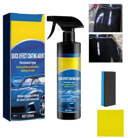 Multi-Functional Coating Renewal Agent Spray,Car Polish Spray,3 in 1 High Protection Quick Car Coa/ting Spr/ay,High Protection Quick Car Sp/ray Coat/ing Agent,Fast-Acting Coating,C/ar Scratch Repair
