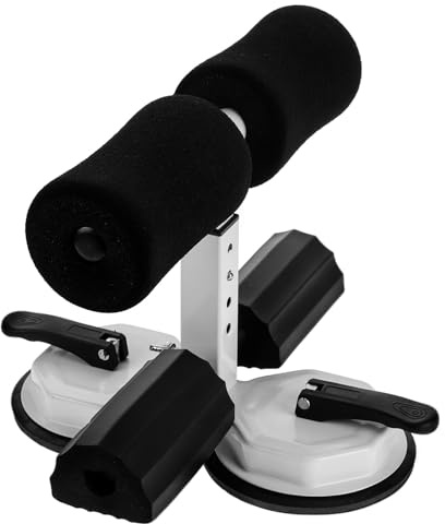 Homoyoyo Sit up Machine with Dual Suction Cups, Portable Sit-up Assist Device for Home Ab Training, Adjustable Crunches Aid Fitness Equipment for Indoor Core Workout