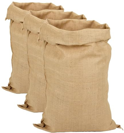 La Cordeline Sac en Toile de Jute Naturelle 71x104 cm - Ultra Résistant 400g/m² - Grand Format, épais, Polyvalent pour Stockage, Jardinage et Décoration, Naturel
