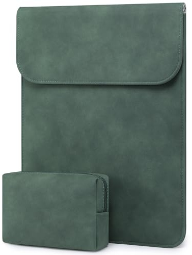 HYZUO 13 Tum Laptopfodral PC Väska Fodral för MacBook Air, Midnatts Grön | för MacBook Air 13 A3449 M5-M1 2026-2018, MacBook Pro 13 M2 M1, MacBook Neo 13, iPad Pro/Air 13, Surface Pro, XPS 13