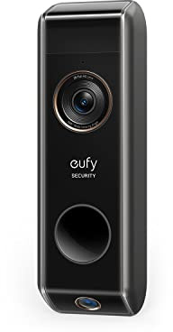 eufy Security Video Doorbell S330, Homebase NOT Included, 2K HD Video Doorbell, Battery-Powered Add-On, Dual Motion Detection, Package Detection, Family Recognition, No Monthly Fee, Motion Alerts