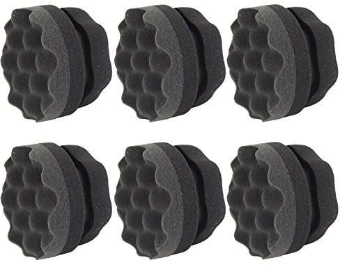 SaferCCTV Tire Dressing Applicator Foam Sponge Reusable Grip Car Wheel Detailing Tire Shine Applicator for Applying Tire Shine,6PC